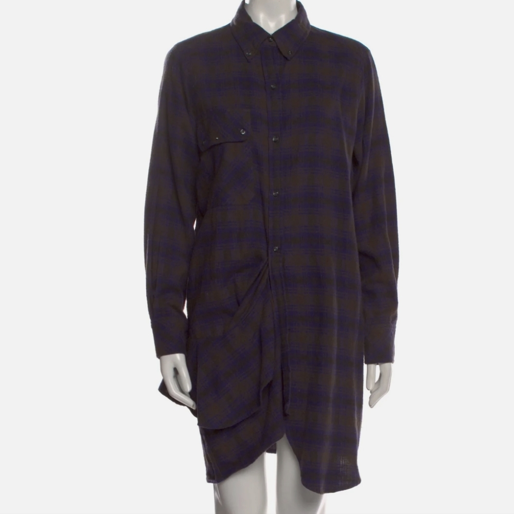 Étoile Isabel Marant Flannel Shirtdress